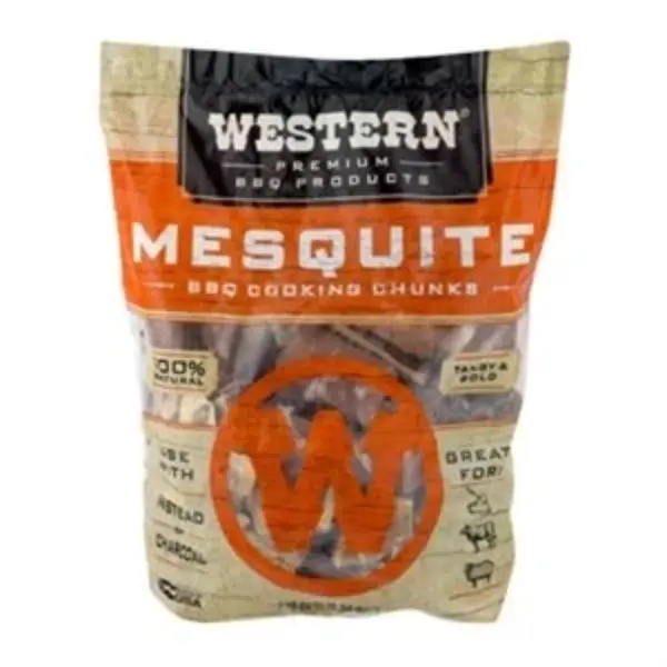 Duraflame Cowboy Chunked Wood Charcoal - Model 233989, 500 cu in Mesquite Chunks for Smoke-Enhanced Grilling, Barbecue Use