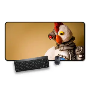 Chicken Gaming Mousepad - Medium, Large and Extra Large Sizes - Anti-Slip Rubber Base Mousepad