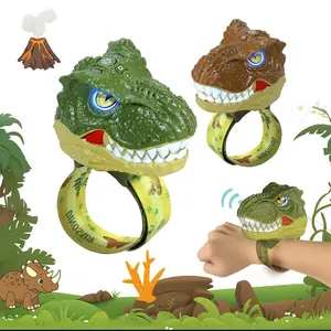 Uinle Baby Dinosaur Walkie Talkie Set, Wearable Wristband, 1000ft Range, Clear Sound, Anti-Drop, Parent-Child Interactive Toy Gift, Dinosaur Walkie Talkies