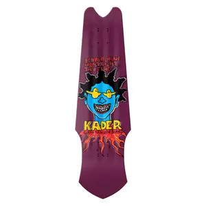 Krooked Skateboard Deck Kader Guest Tri-Plane 9.75" x 33.75"