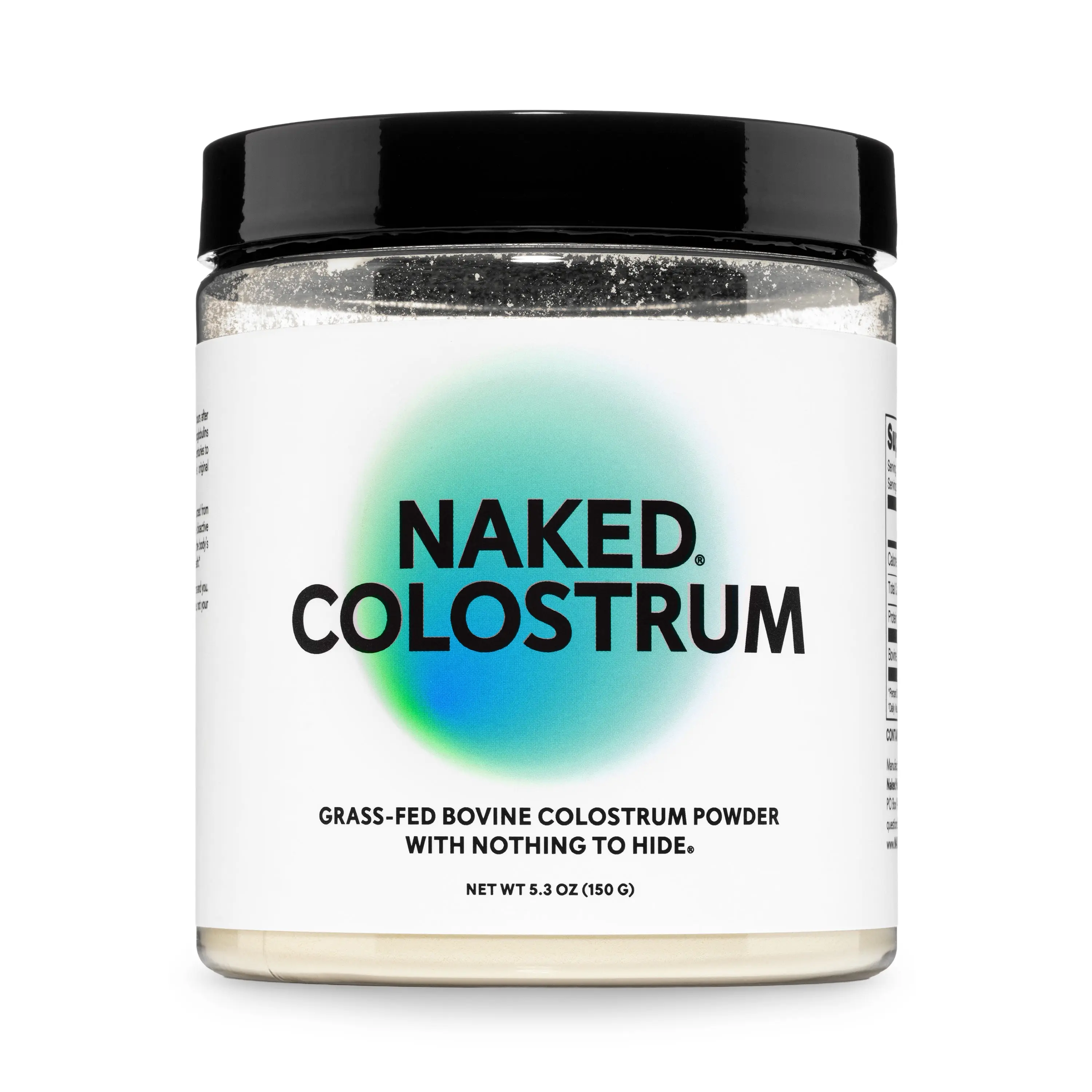 Naked Colostrum - Grass-Fed Bovine Colostrum Powder - 150 Servings - Only 1 Ingredient