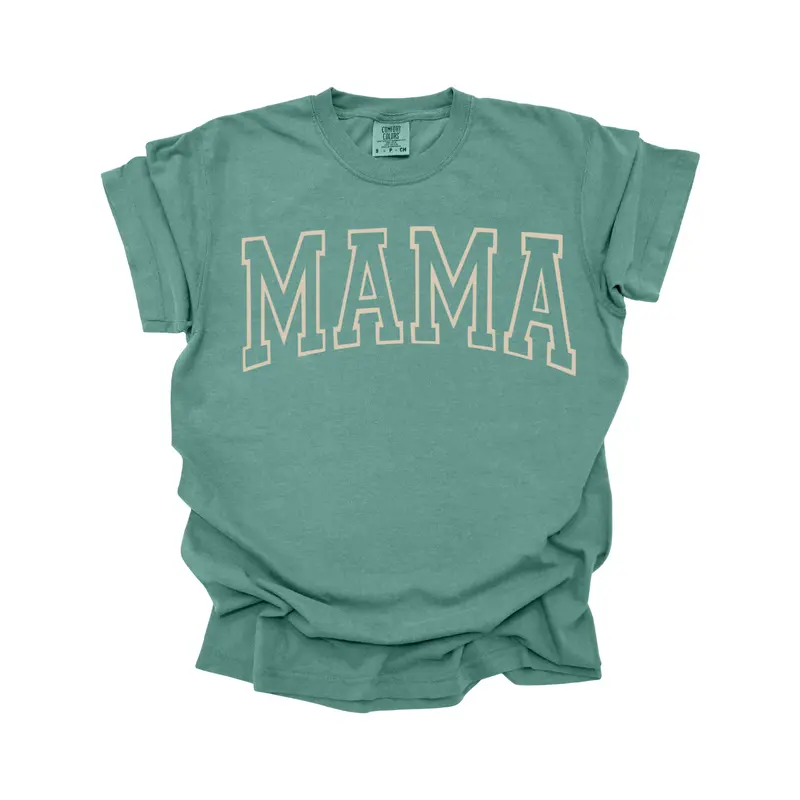 Fall Mama Puff Comfort Colors Tee
