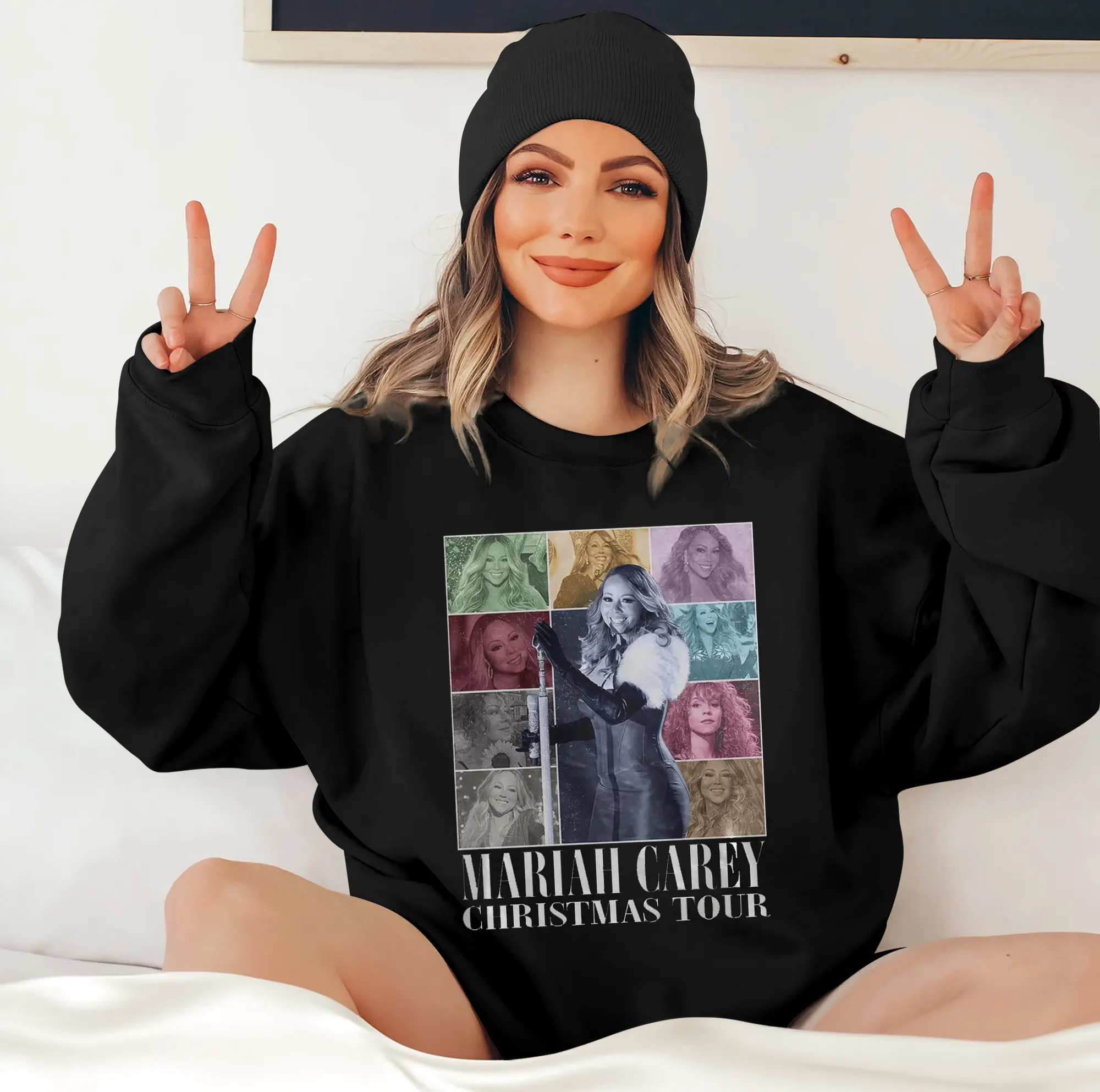 Mariah Carey It's Time Christmas Sweatshirt, Mariah Carey Shirt, Christmas Gift for Women, Mariah Carey Merch, Mariah Carey Merry Christmas One and All Tour 2023 Shirt, Best Christmas Song, Mariah Carey 1994 Christmas Sweatshirt