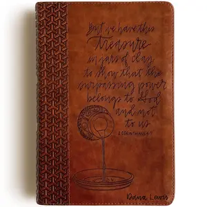 Personalized CSB Study Bible - Brown - Jars of Clay - Hand Lettered and Engraved
