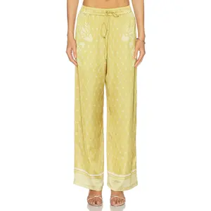 Shani Shemer Macey Pants in Mustard Mosaic Print