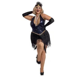 Plus Size Jazzy Jezebel Flapper Costume Plus Size Jazzy Jezebel Flapper Costume