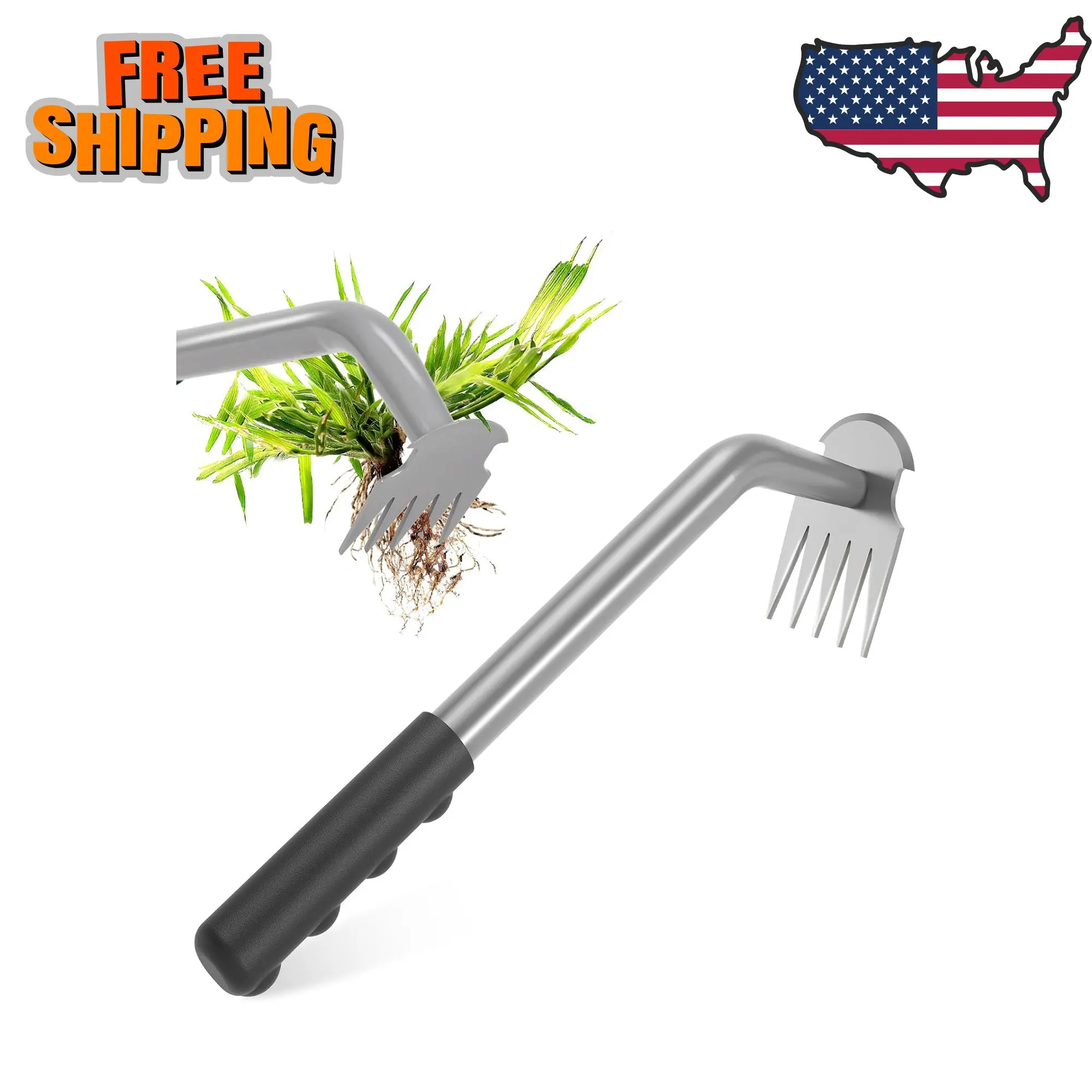 Weed Puller Tool - Durable Weeding Tool for Dandelions & Crabgrass