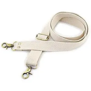 1pcs 31''-57'' Webbing Shoulder Cross Body Off White Bag Strap, Replacement Cross Body Purse Straps, Off White Canvas Purses Straps WTD34