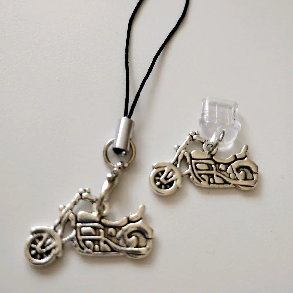 Motorcycle Dust Plug Charm with Strap for Kindle