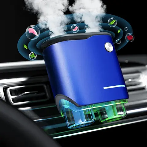 Dual Spray Car Air Freshener Diffuser with Various Fragrance Essential Oil,Car Interior Accessories Remove Odor,Luxury Aroma Christmas Gift