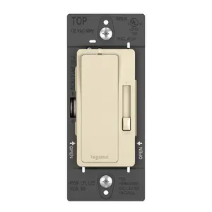 Legrand RHCL453PLA Radiant Dimmer LED, 450W LED, Single-Pole/3-Way, Light Almond