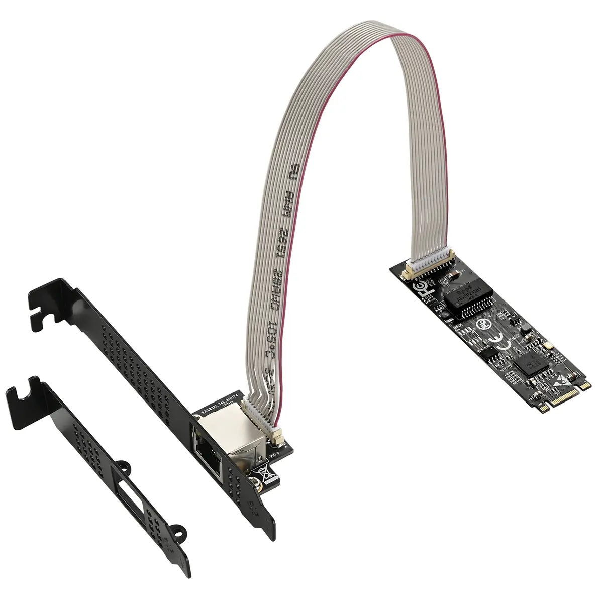 IO-CREST SY-PEX24094 M.2 M-Key PCI-e 3.0 interface Single Port 5 Gigabit Ethernet Modules
