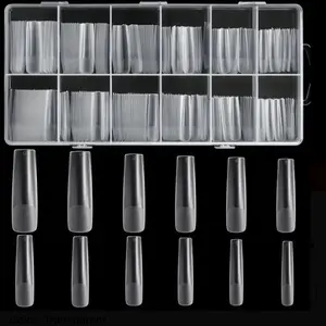 250 set of square nail tips