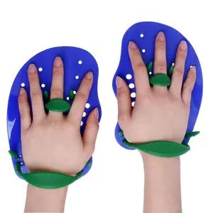 A Pair of Swimming Arm Paddles, PC Material Mesh Swim Fins for Arm Strength Training, Black Water Sports Gear for Swimming & Snorkeling