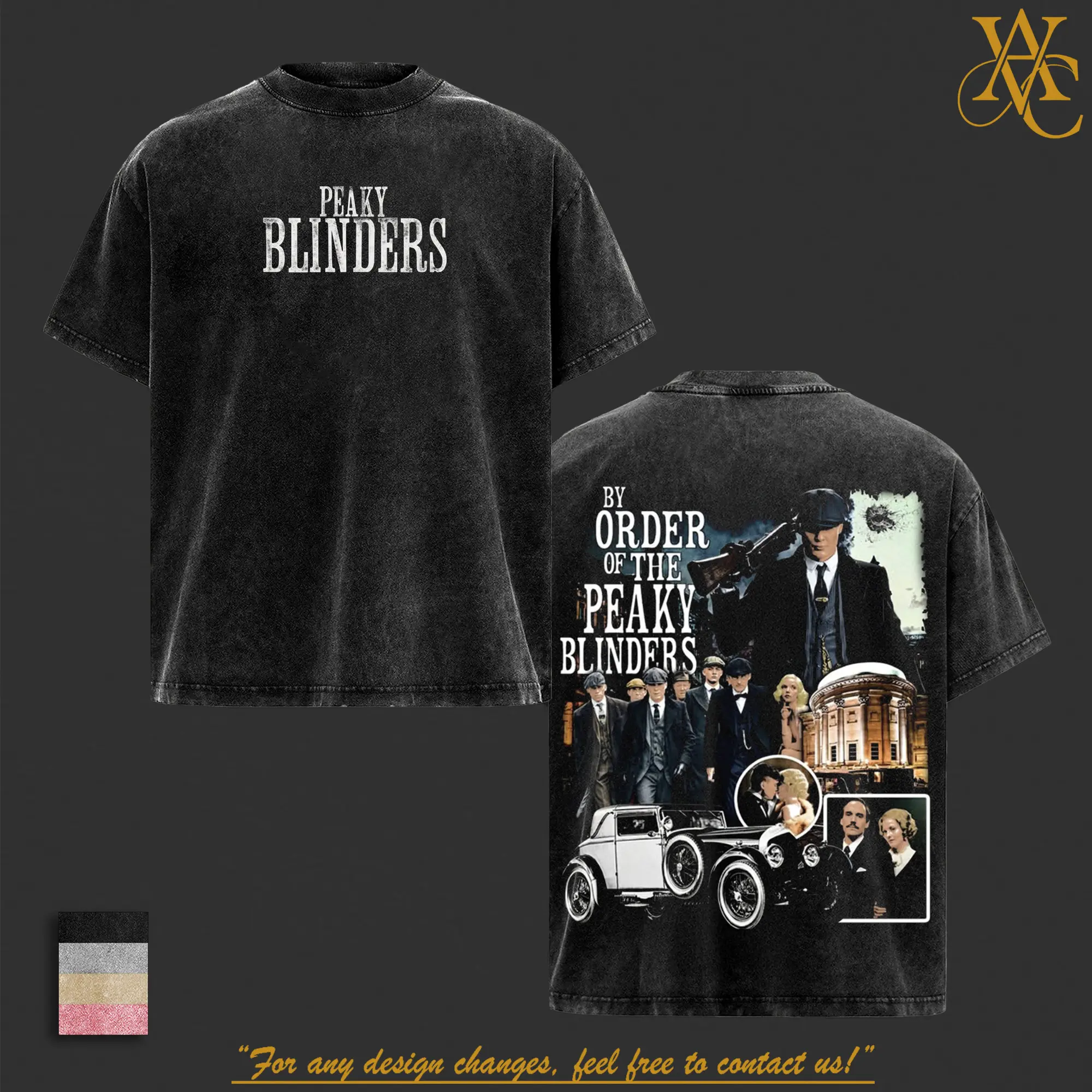 Thomas Shelby Peaky Blinders Shirt & Hoodie Vintage British Gangster Unisex T-Shirt Retro TV Series Graphic Washed Tee 1920s Aesthetic Grunge Streetwear Men Shirts Gift For Movie Fans