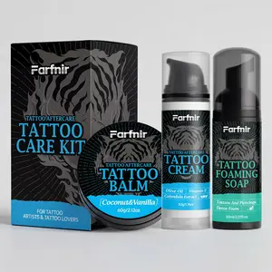 Tattoo Care Cleaning Kit, Gentle Cleansing, Moisturizing, Brightens Tattoos, Removes Skin Impurities, Suitable for All Skin Types