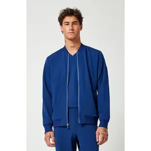 Healing Hands 360 Mens Samuel Bomber Scrub Jacket