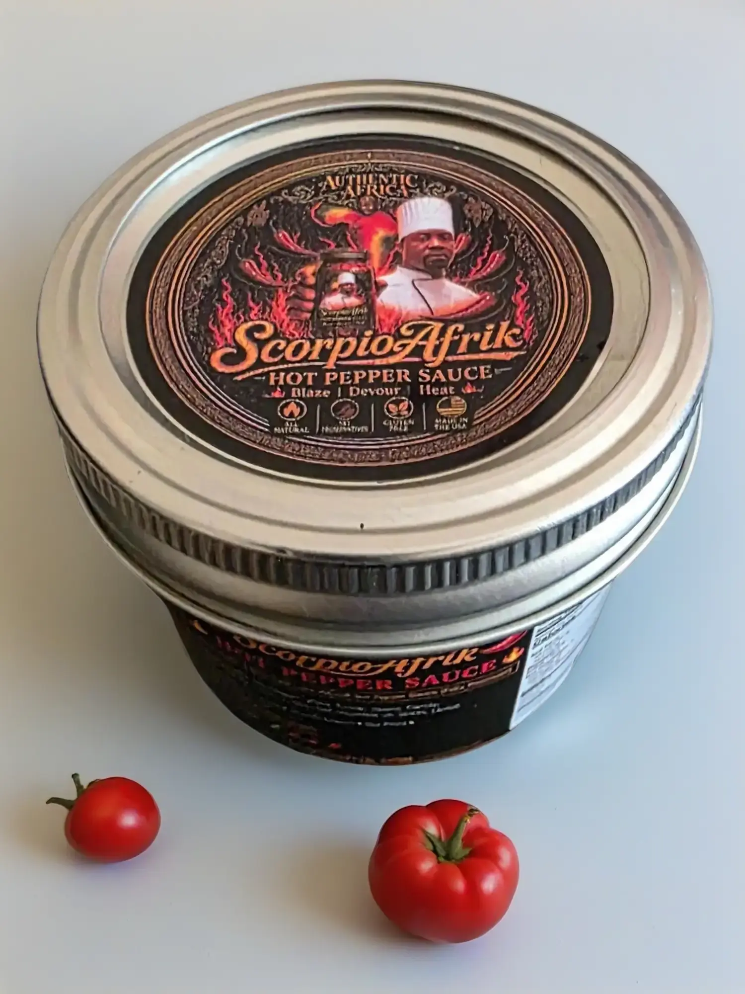 Authentic African Hot Peppe Sauce