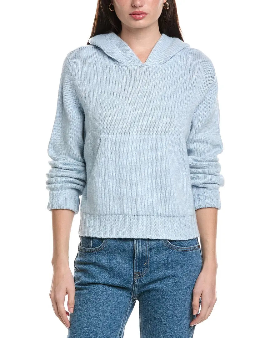 Palm Angels Hooded Wool & Cashmere-Blend Sweatshirt