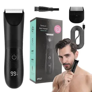 Electric Body Trimmer, 1 Box Multifunctional Groin Hair Trimmer, Safety Hair Removal Tool for Men, Personal Care Appliances for Daily Use