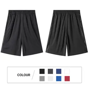 Men's Casual Breathable Shorts,Below Knee Loose Fit Athletic Running Shorts with Deep Pockets