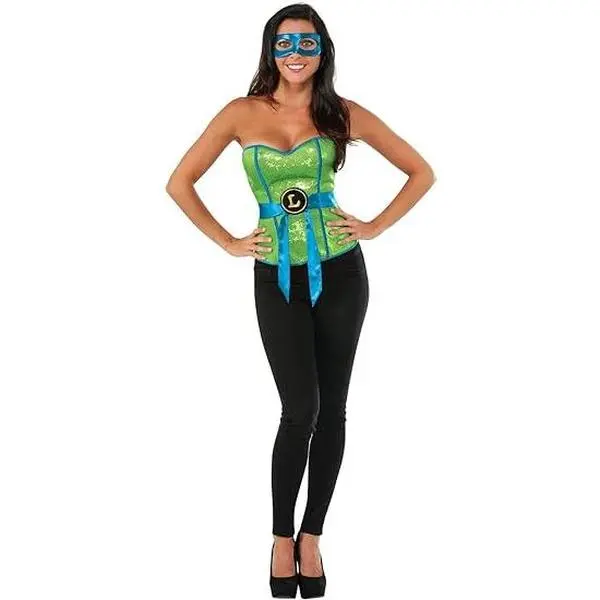 Women's Teenage Mutant Ninja Turtles Leonardo Sequin Corset