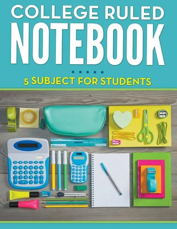 College Ruled Notebook - 5 Subject For Students by Speedy Publishing LLC (Paperback)
