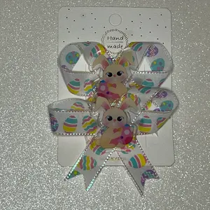 Easter hair clips & bows
