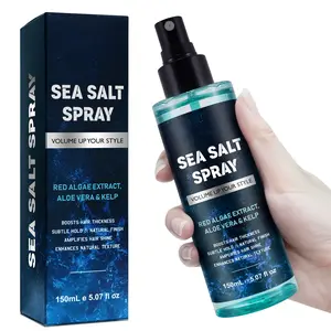 YECUCE Sea Salt Spray for Hair - Texturing & Volumizing Spray, 150ml Gel Red Algae Extract