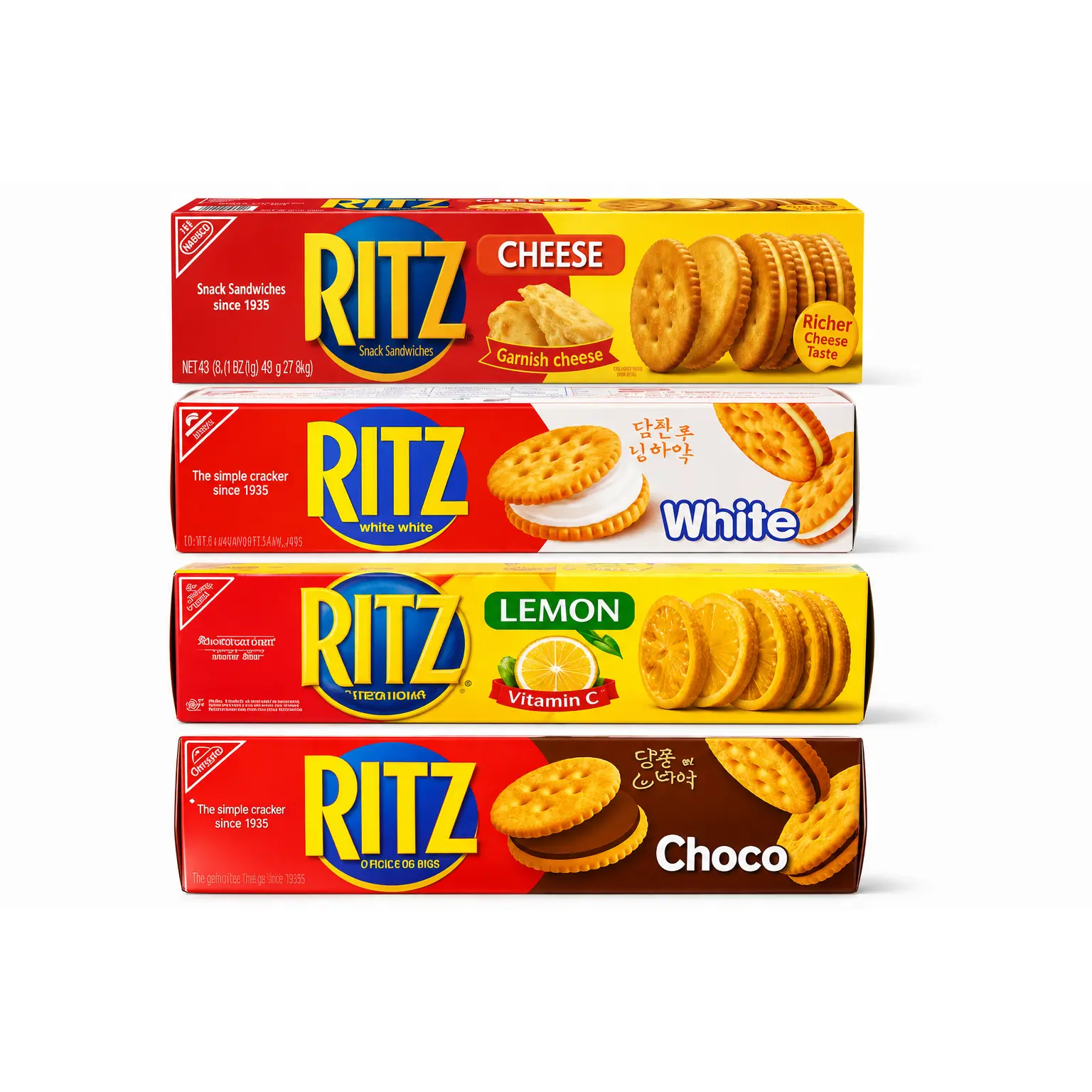 Ritz Sandwich Crackers Exotic Flavors