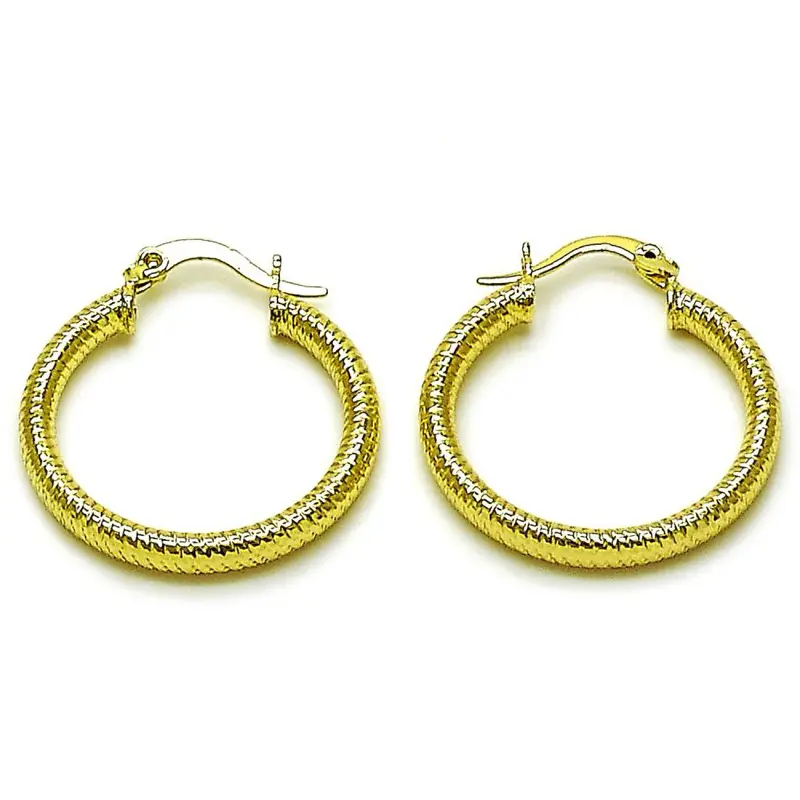 Gold filled small hoops diamond finish Gold filled small hoops diamond finish