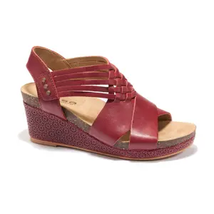 Halsa Huarache Inspired Wedge Sandal- Gianna