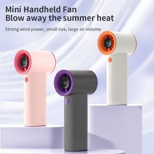 High-Speed Handheld Fan Rechargeable Portable Cooling Fan for Office Outdoor Sports Student Use
