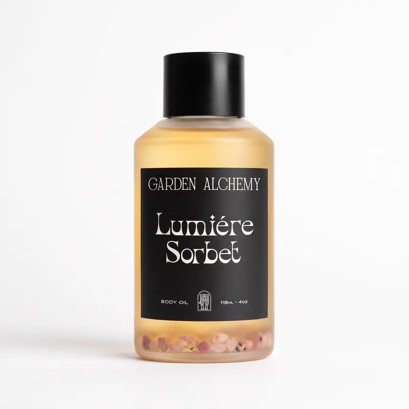 LUMIERE SORBERT by Garden Alchemy perfume dry body oil Lemon Coconut