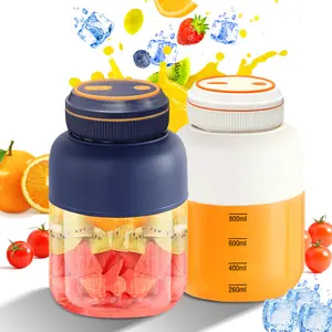 Portable Household Appliances Juicer 44oz,USB Rechargeable Juice Blender Cup,Multifunctional juicermachine machines with 38 Blades for Smoothies Liquid Diet,Summer Essentials Smoothieblender