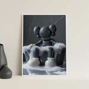Hypebeast Bathroom Poster, Toilet Sign, Minimalist Hypebeast Decor Unframed