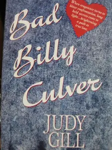 USED-BAD BILLY CULVER (Loveswept) by Judy Gill (Hardcover)
