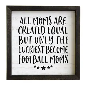 Sincere Surroundings  10" Moms Equal Rustic Framed Quote