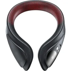 Portable Neck Warmer Rechargeable, Soft Leather Cordless Neck Heater Wrap Graphene Heated Scarf with 12 Heat Levels, Hand Warmers Electric Heating Pad for Pain Relief, Warm Gifts for n Men