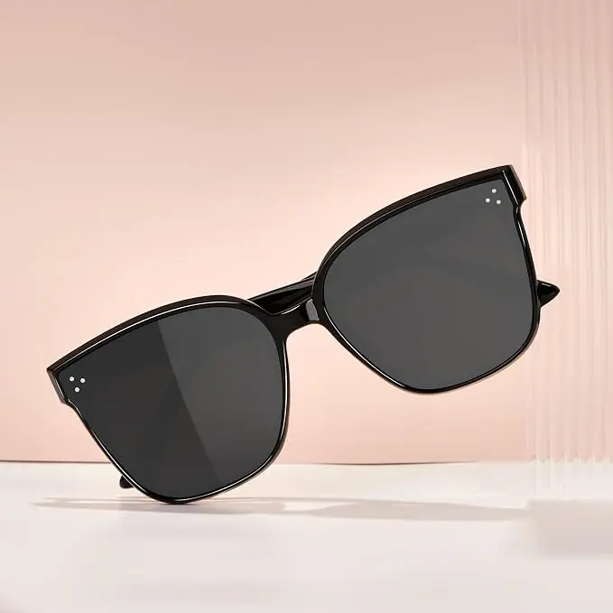 Trendy TAC Polarized Square Sunglasses for Women Men, Oversized Lightweight TR90 Frame UV400 Protection Trendy TAC Polarized Square Sunglasses for Women Men, Oversized Lightweight TR90 Frame UV400 Protection