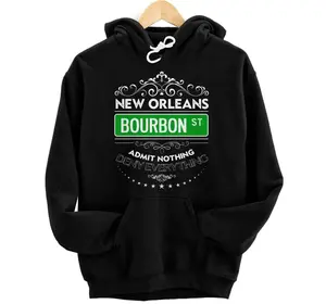 Classy New Orleans Bourbon Street Cool Fun NOLA Mardi Gras Hoodie, Sweatshirt, T-Shirt