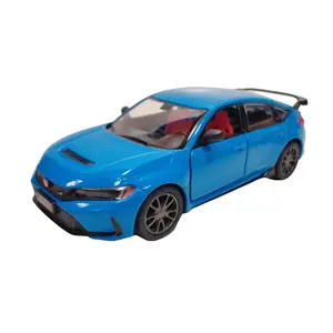 KINSMART 1:38 scale 2024 Honda Civic Type R diecast model toy cr