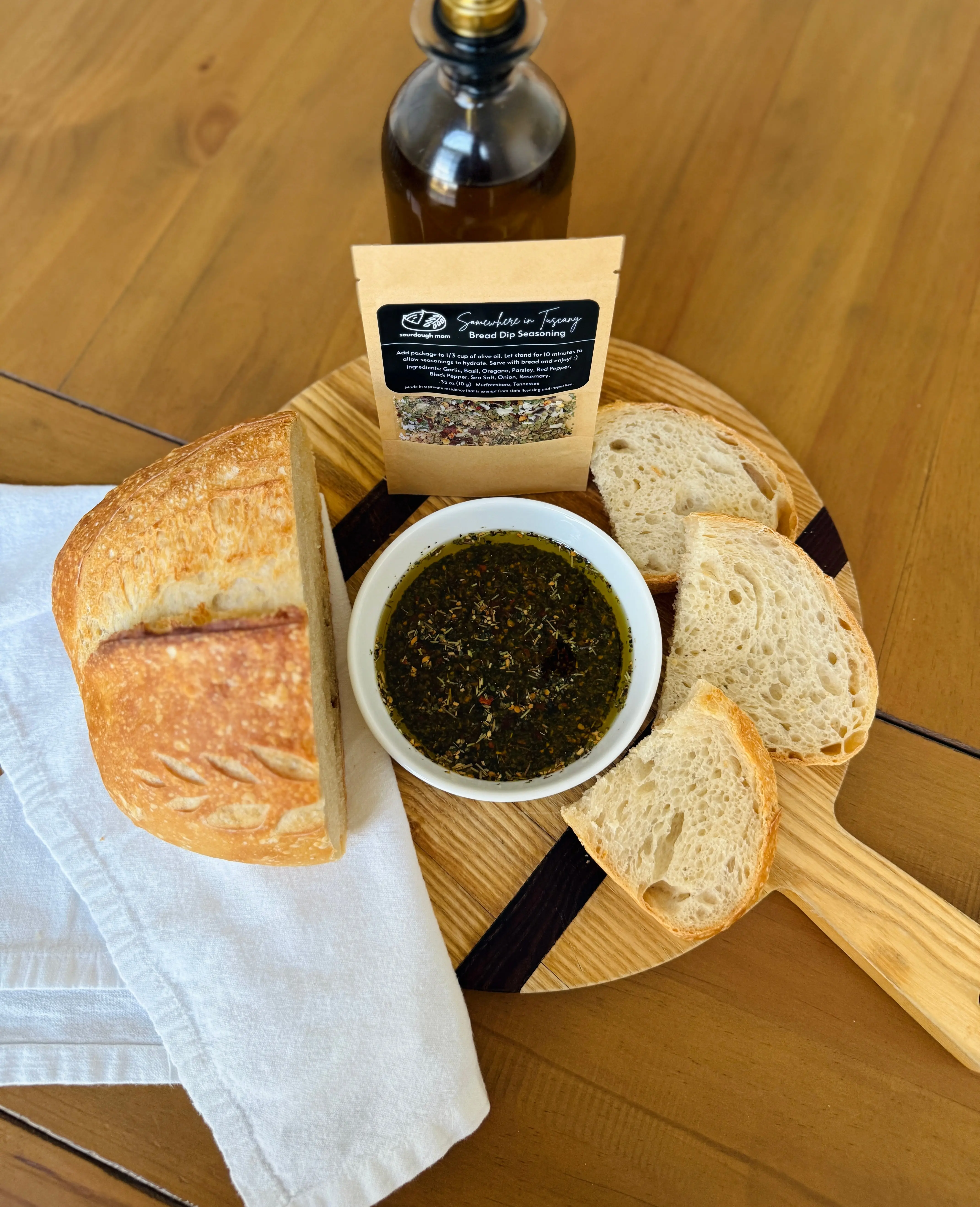 "Somewhere in Tuscany" Bread Dip Seasoning 5 Pack (Best Deal - Save $6!)