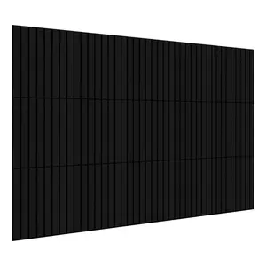 OUTGOODS Self-Adhesive Sound Proof Wall Panels, 18 Pack 12x12x0.35 Inch - 150kg/M³ High Density Polyester Fiber Acoustic Foam for Noise Reduction, Studio, Home Theater & Office, Easy Install with Velcro