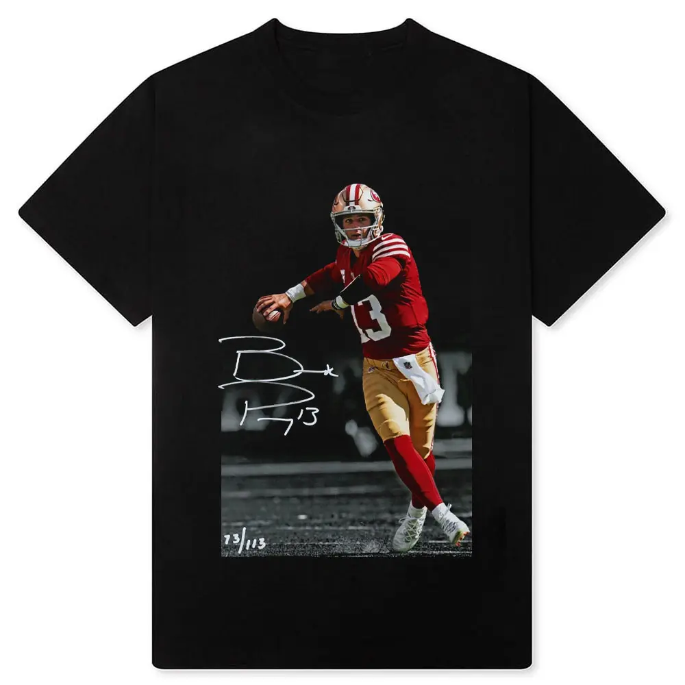 Brock Purdy Football Graphic Tee Vintage Retro Men Women Unisex T-Shirt