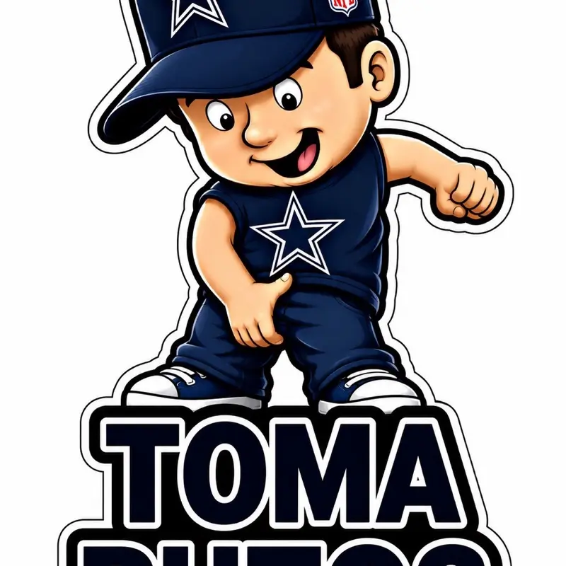 CBS Toma P*tos sticker