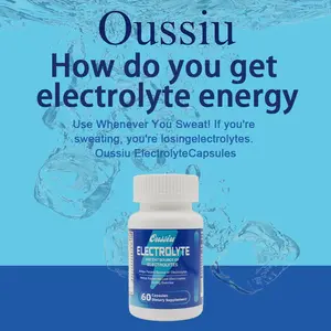 Oussiu Electrolyte Capsule 60 Capsules Dietary Supplement with A & B3 with Electrolytes for Sports Rapid Rehydration Supplement