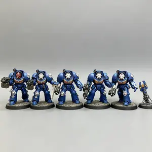 Ultramarines Space Marines Terminator Squad Warhammer 40k Pro Painted Miniatures Commission