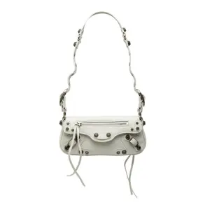 Pre-owned Balenciaga Calfskin Shoulder Bags Le Cagole XS Slim Leather Shoulder Bag