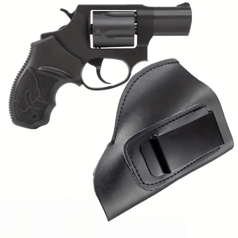 Unisex Right Hand IWB Concealed Carry Holster - Solid, Compact, Easy-to-Use Revolver Belt Holster for Everyday Use, Hunting Secure Carry
